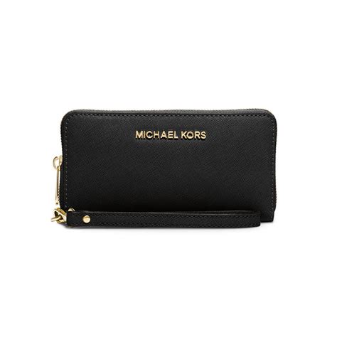 michael kors jet set phonse case wallet|Michael Kors wristlet jet set.